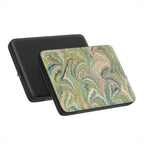 Vintage Florentine Green Swirl Design on Laptop Sleeve