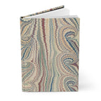 Hardcover Journal Matte with Vintage Italian Feather Marble Design