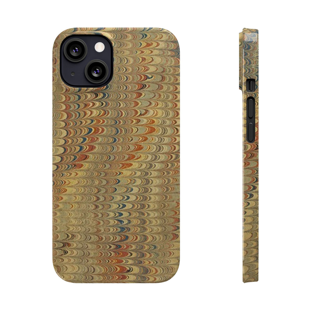 Phone Cases - Golden Fall Neutrals Italian Marbled Design, Gift for Art Lovers, Customizable and Stylish