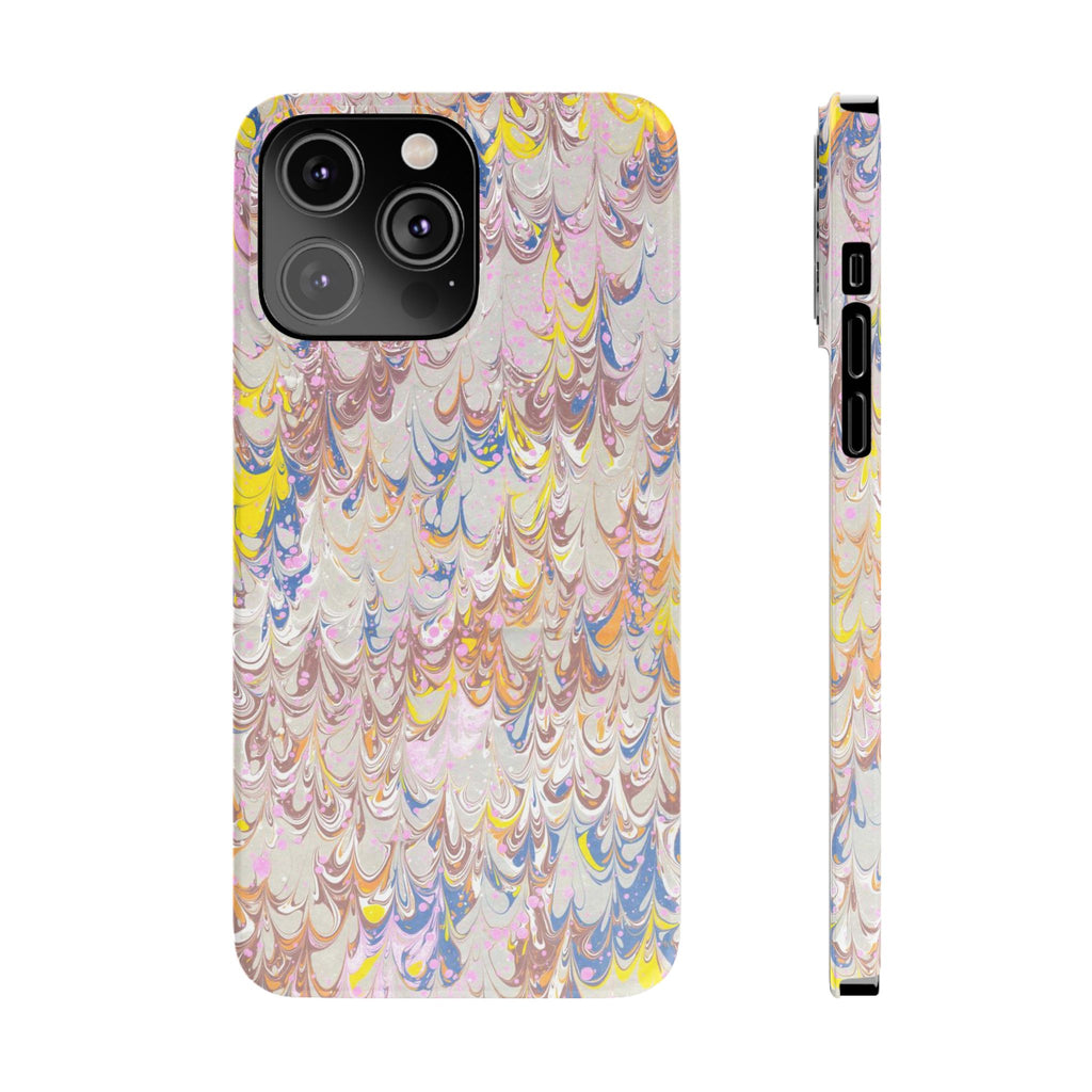 Multi-Color Italian Marbled Designed, Slim Phone Cases, Case-Mate