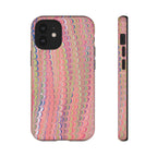 Pink Pastels Feather Marbled Vintage Design iPhone 16 + Samsung + Apple + Google - all models