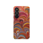 Red Marbled Swirl Phone Case - Single Layer Slim Case