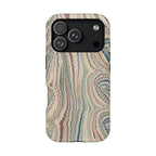 Italian Beige & Blue Marble Phone Case — Impact-Resistant Durable Case for Apple & Samsung