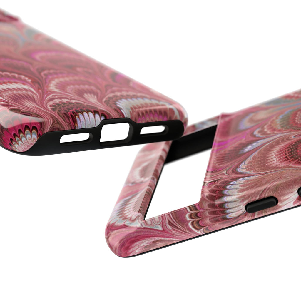 Shades of Pink Marbled Phone Case — Tough Protective Phone Cover