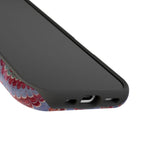 Burgundy and Lavender Hues Italian Vintage Marble Design Phone Case for Apple + Samsung