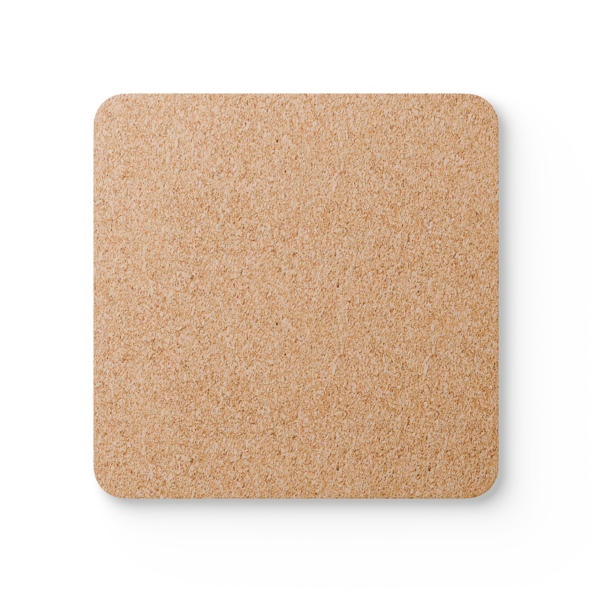 Beige Italian Marbled Cork Coaster Set, Modern Minimalist Drink Coasters (4-Pack)