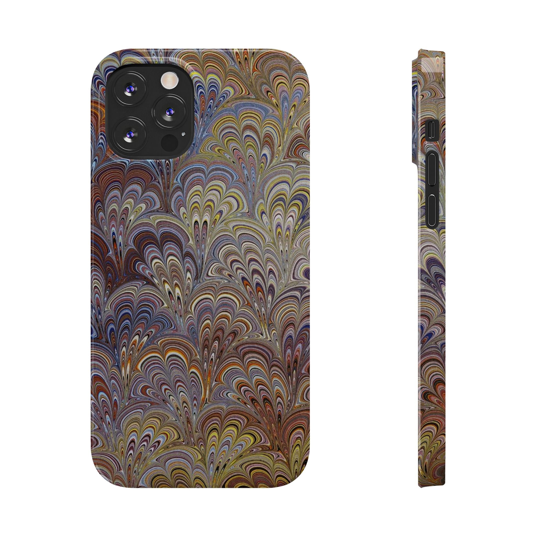 Italian Marbled Design, Multi-Colored Pallet, Slim Phone Cases, Case-Mate