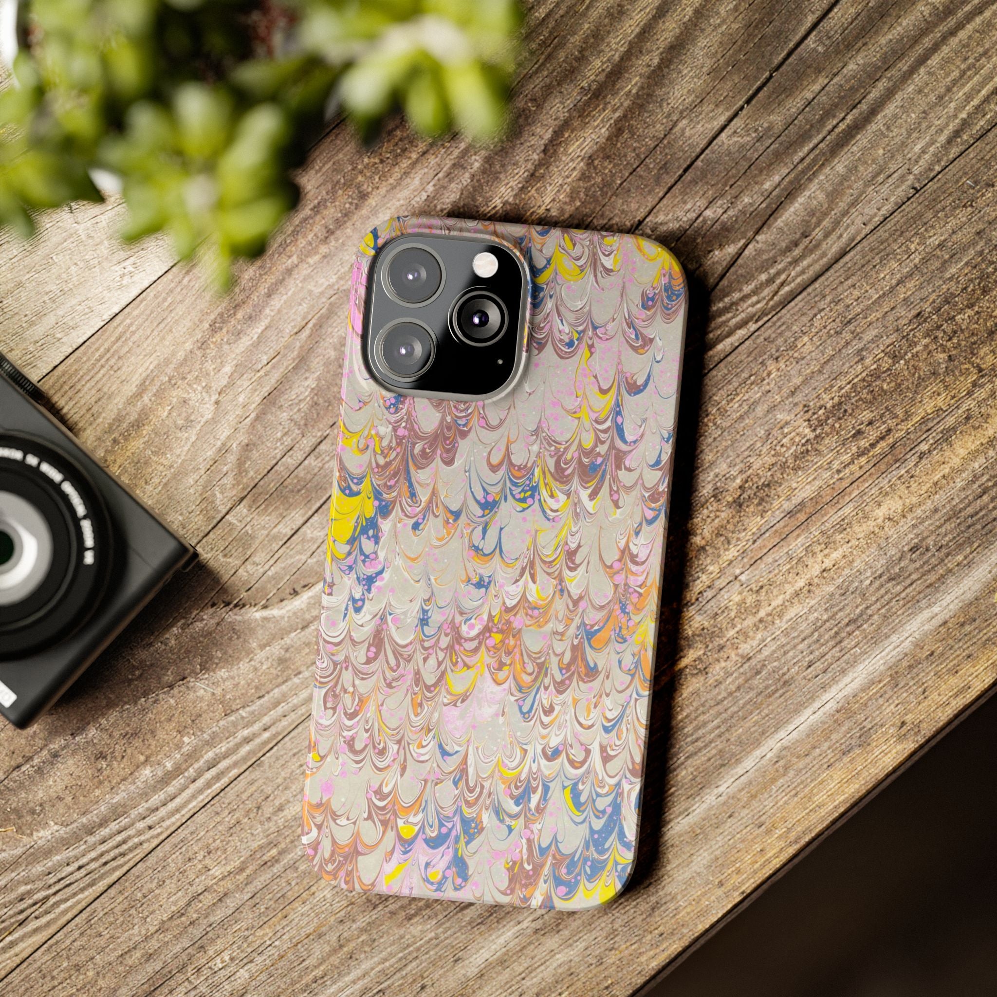 Multi-Color Italian Marbled Designed, Slim Phone Cases, Case-Mate