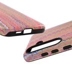 Pink Pastels Feather Marbled Vintage Design iPhone 16 + Samsung + Apple + Google - all models