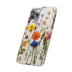 Floral Phone Cases, Pressed Flowers Design, iPhone 17 Case, Botanical Phone Accessories