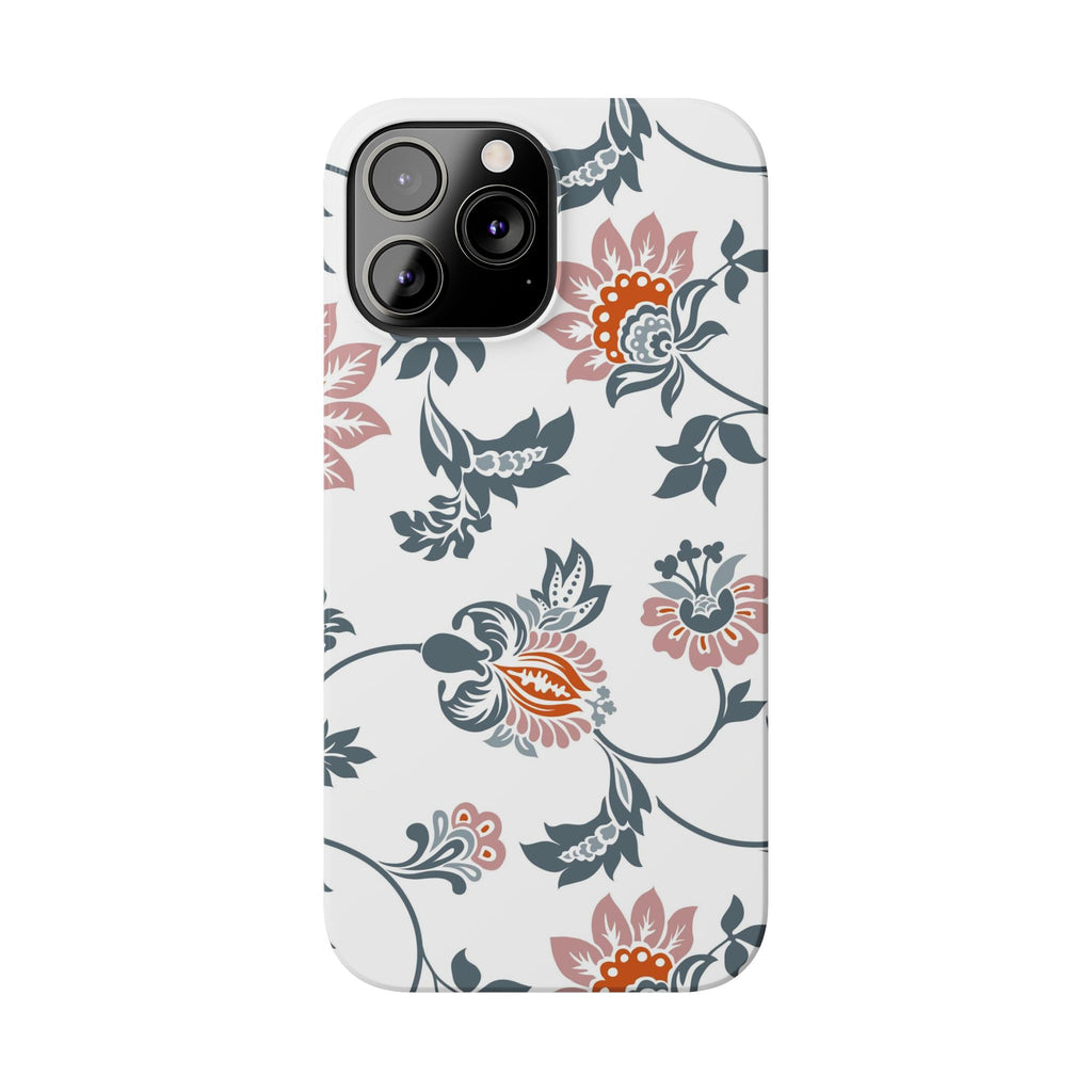 Pink and Green Floral