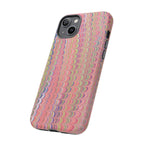 Pink Pastels Feather Marbled Vintage Design iPhone 16 + Samsung + Apple + Google - all models