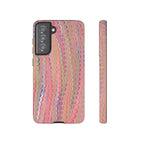 Pink Pastels Feather Marbled Vintage Design iPhone 16 + Samsung + Apple + Google - all models