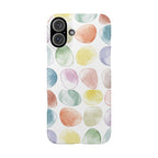 Colorful Watercolor Organic Circle Phone Cases