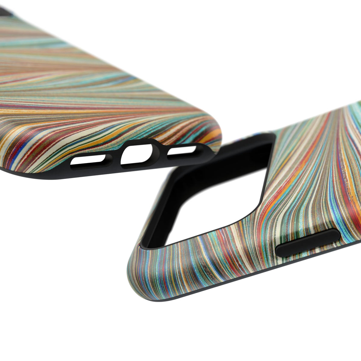 Traditional Hand-Marbled Florentine Multi-Colored Dual Layer Phone Case
