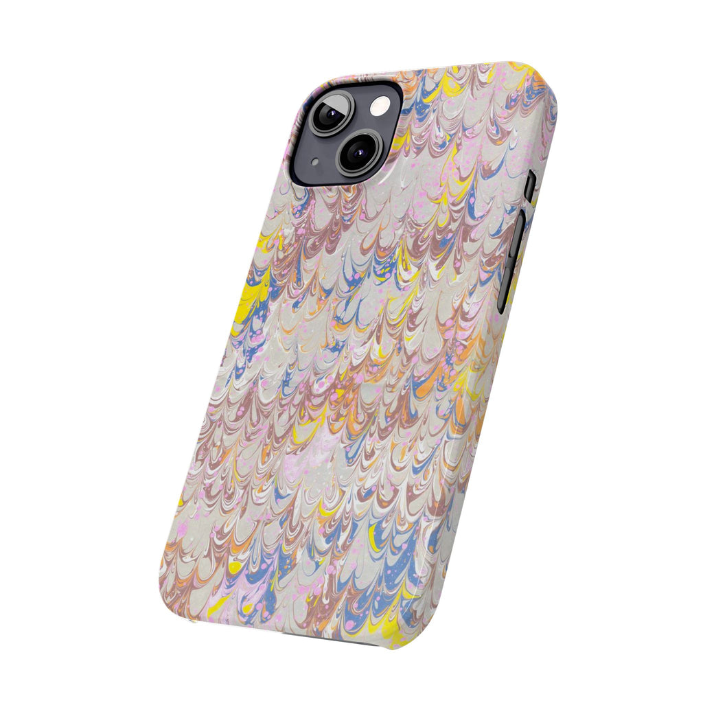 Multi-Color Italian Marbled Designed, Slim Phone Cases, Case-Mate