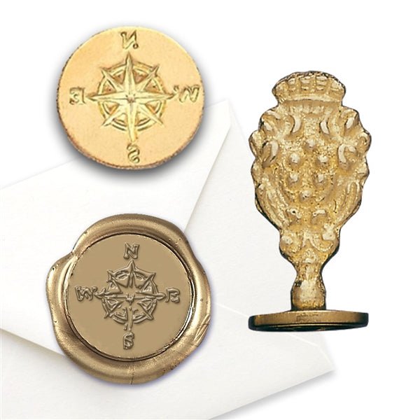Compass Wax Seal Stamp