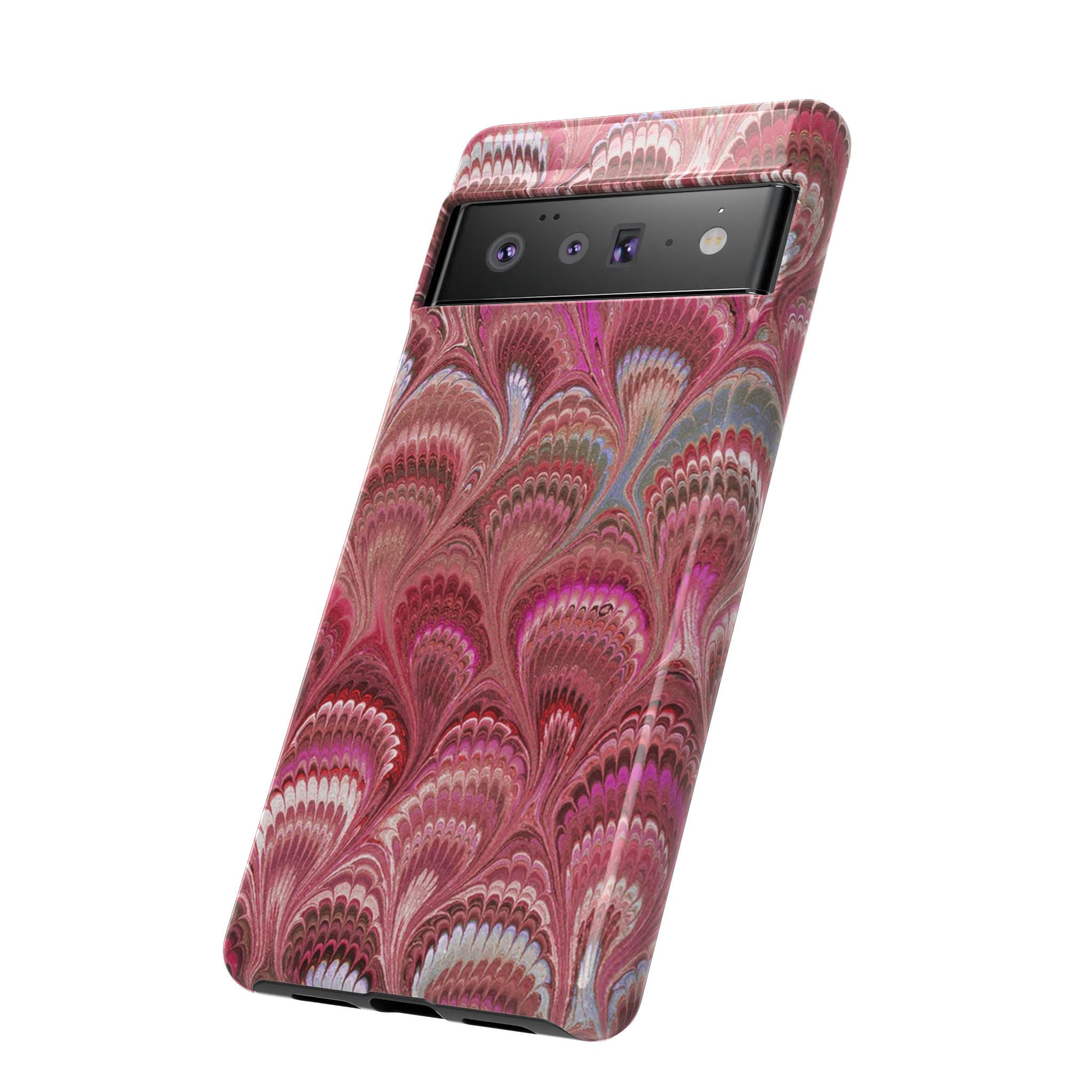 Shades of Pink Marbled Phone Case — Tough Protective Phone Cover