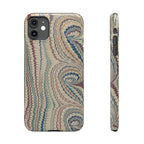 Beige and Neutrals Italian Vintage Marbled Paper Design on iPhone 17 + All Cases