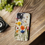 Floral Phone Cases, Slim Protective Cover, Pressed Flowers Design, iPhone 17 Case, Botanical Phone Accessories, Floral Theme Phone Case
