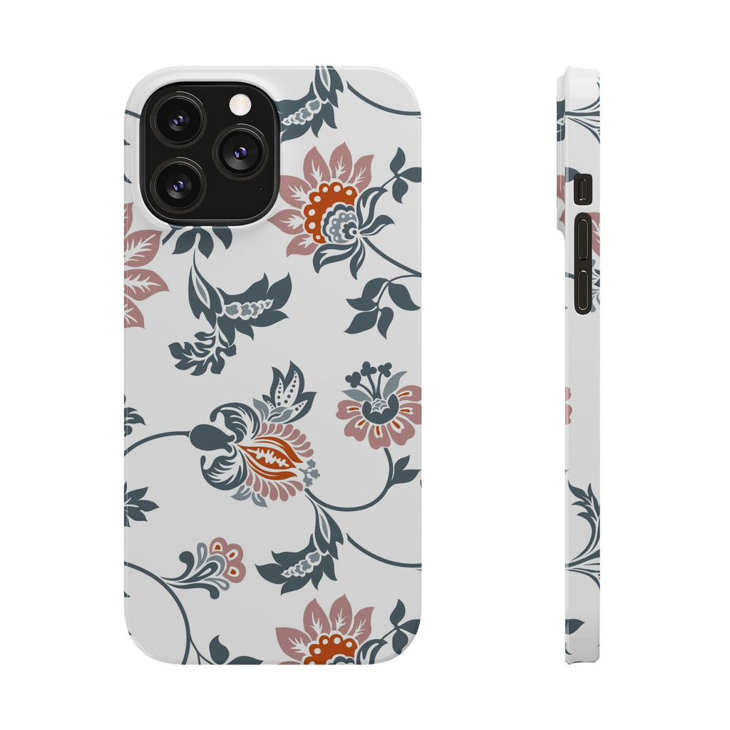 Pink and Green Floral