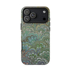 Green Pallet Marbled Peacock - Dual Layer Phone Case