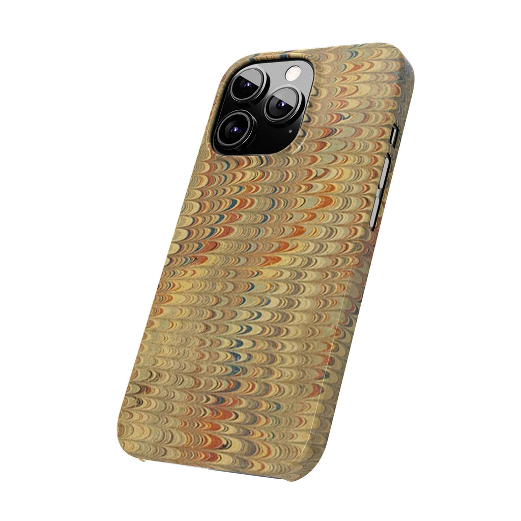 Phone Cases - Golden Fall Neutrals Italian Marbled Design, Gift for Art Lovers, Customizable and Stylish