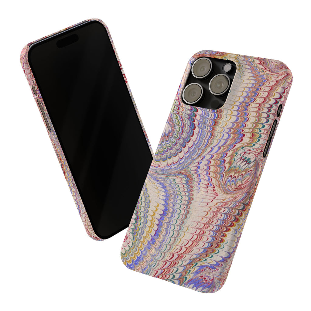 Pink Pastel Marbled Design, Italy Feather IPHONE17 + All Phone Cases