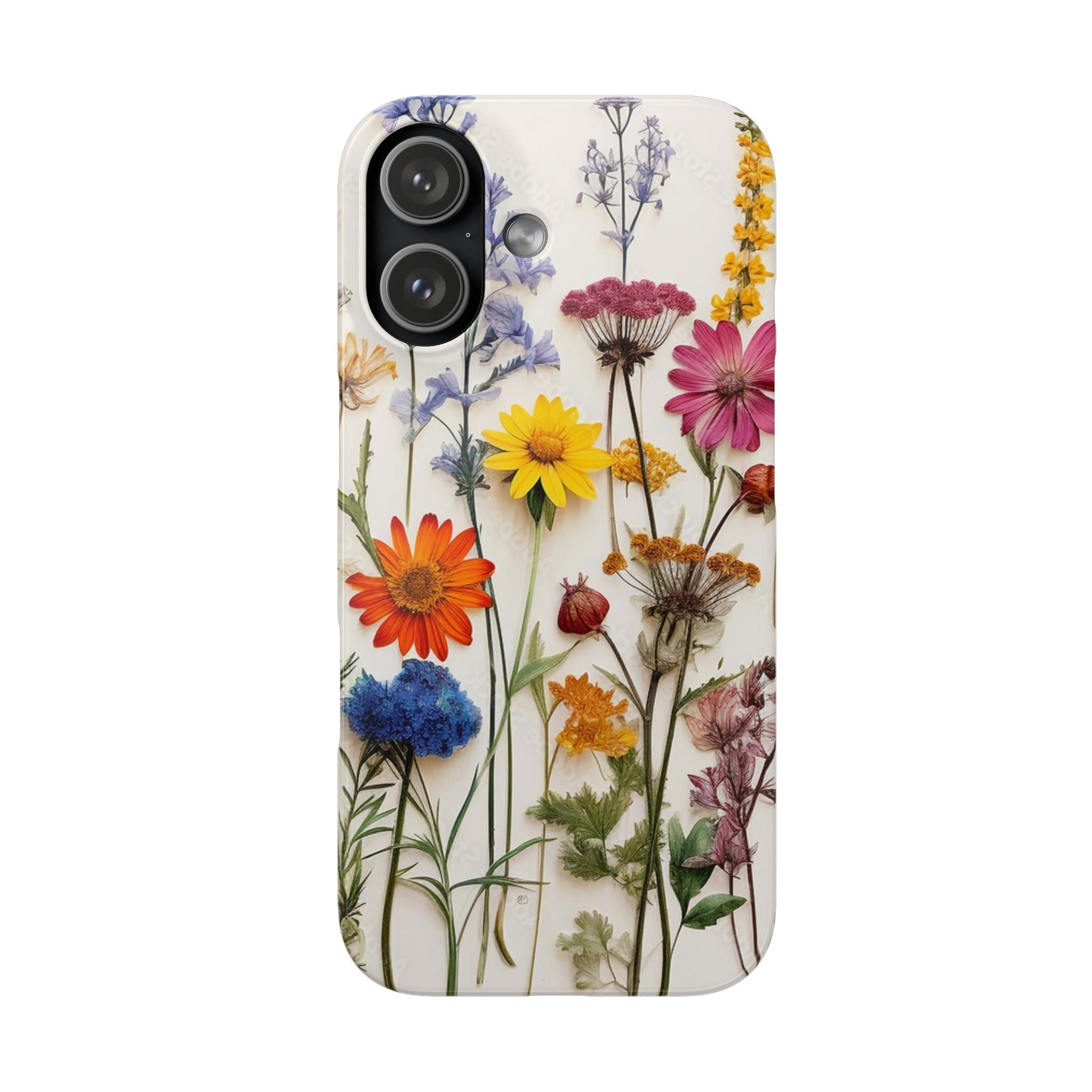 Bright Floral Phone Case - Single Layer Slim Case