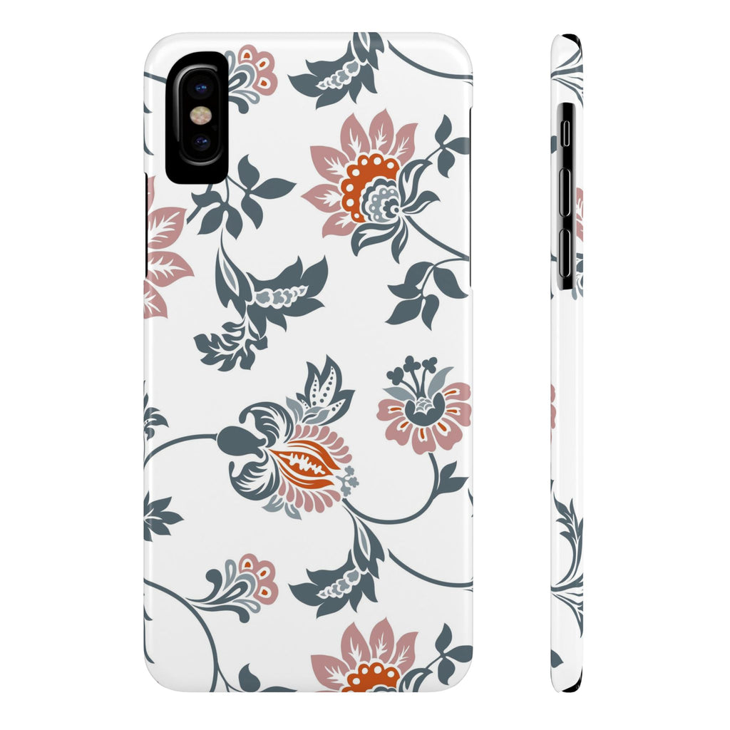 Pink and Green Floral