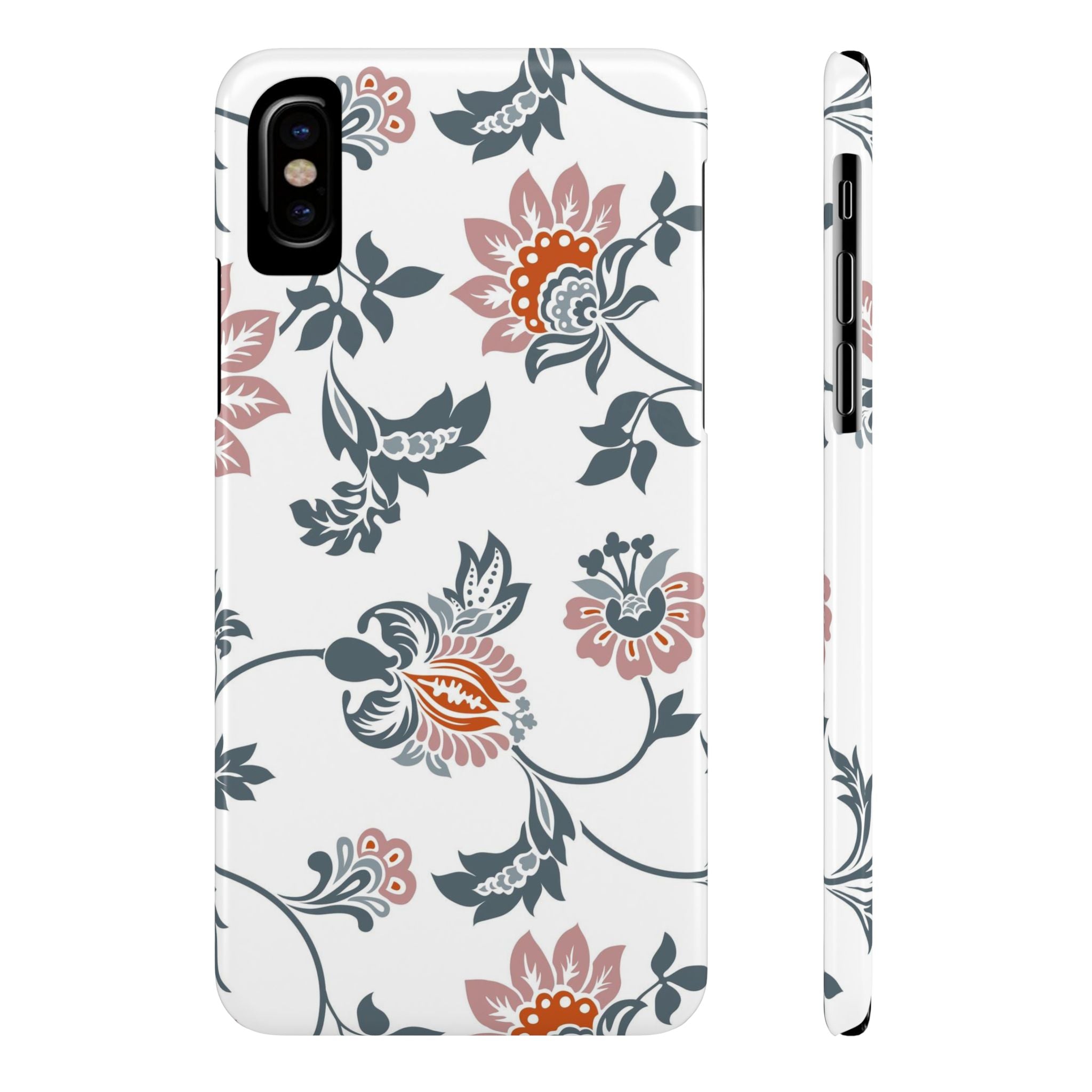 Pink and Green Floral