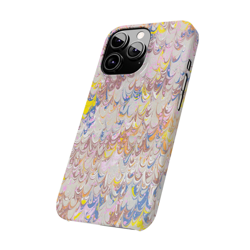 Multi-Color Italian Marbled Designed, Slim Phone Cases, Case-Mate