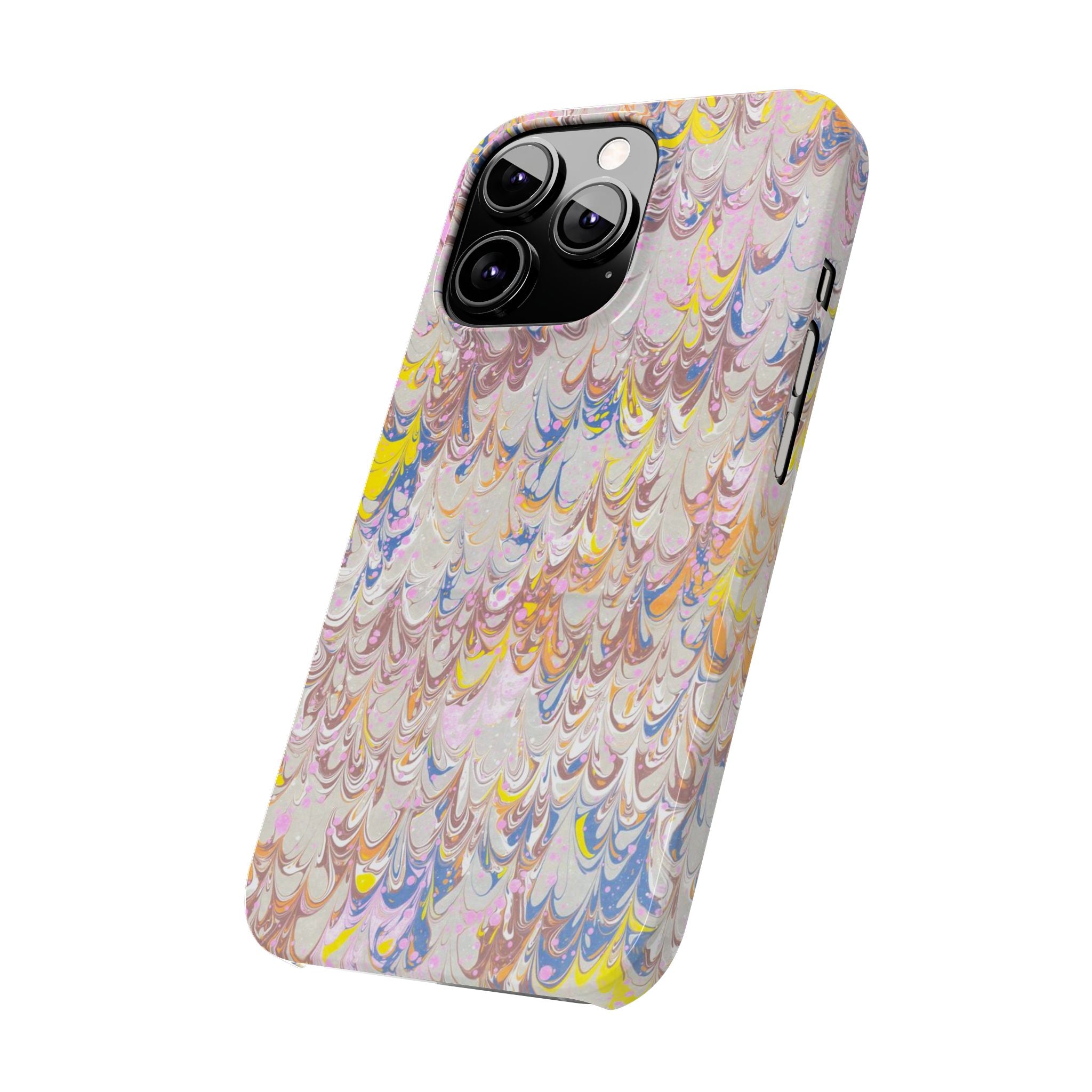 Multi-Color Italian Marbled Designed, Slim Phone Cases, Case-Mate