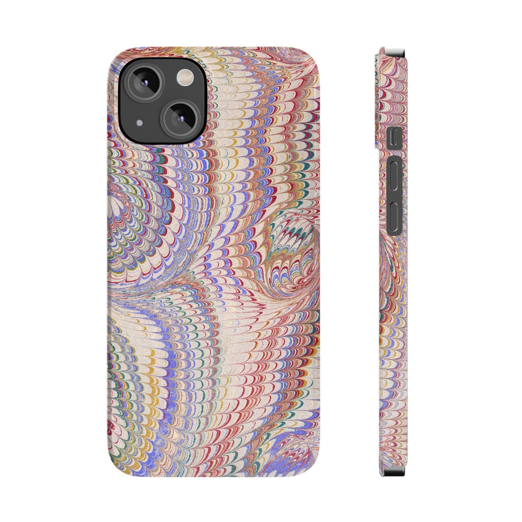 Pink Pastel Marbled Design, Italy Feather IPHONE17 + All Phone Cases