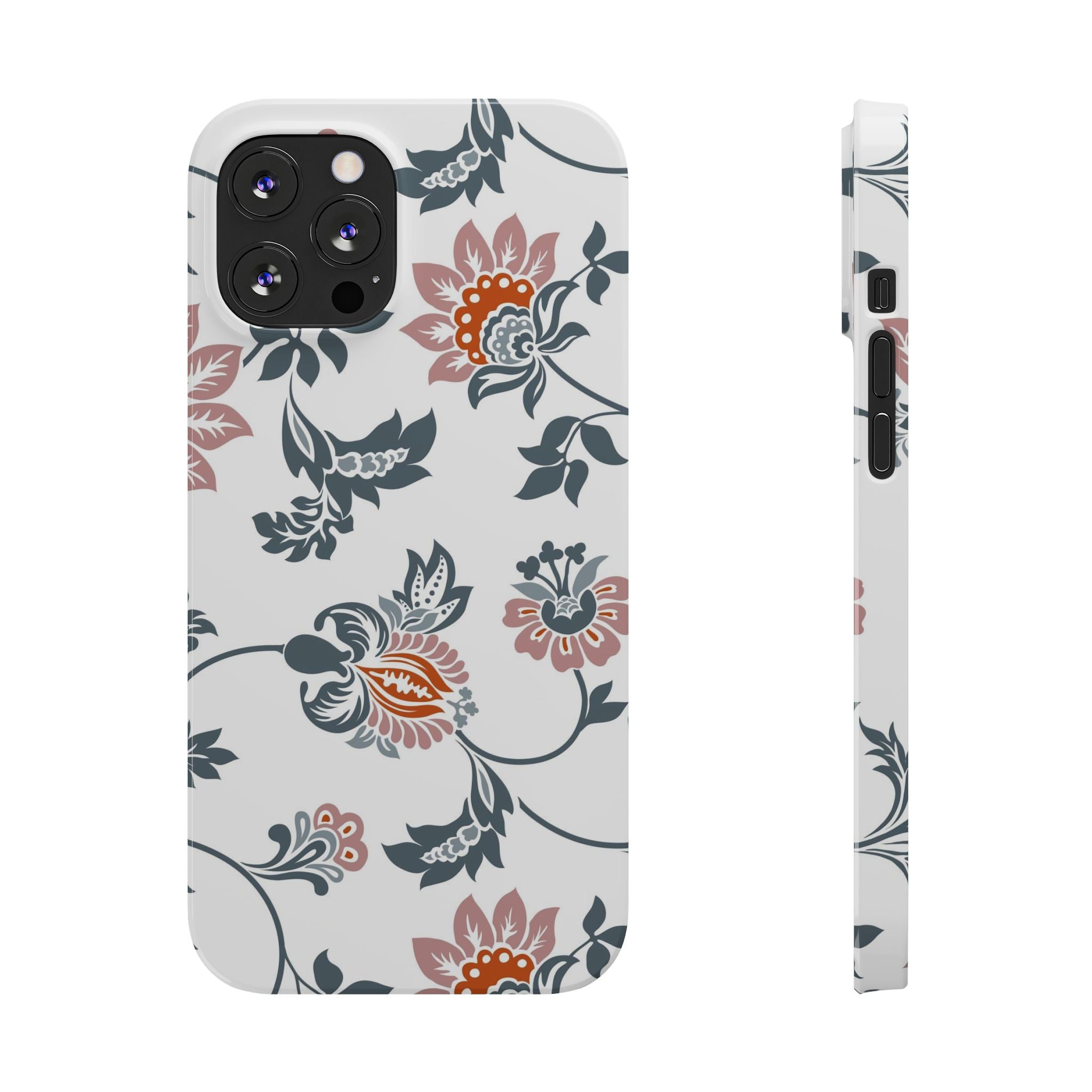 Pink and Green Floral
