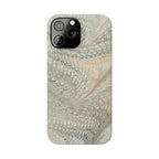 Mint + Green Italian Marbled Phone Case, Mag Safe