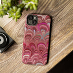 Shades of Pink Marbled Phone Case — Tough Protective Phone Cover