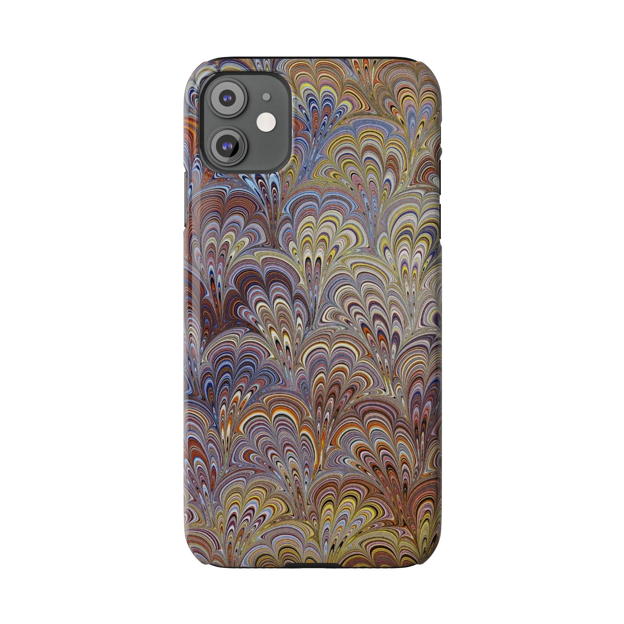 Italian Marbled Design, Multi-Colored Pallet, Slim Phone Cases, Case-Mate