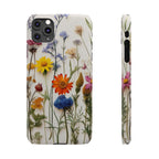 Floral Phone Cases, Slim Protective Cover, Pressed Flowers Design, iPhone 17 Case, Botanical Phone Accessories, Floral Theme Phone Case
