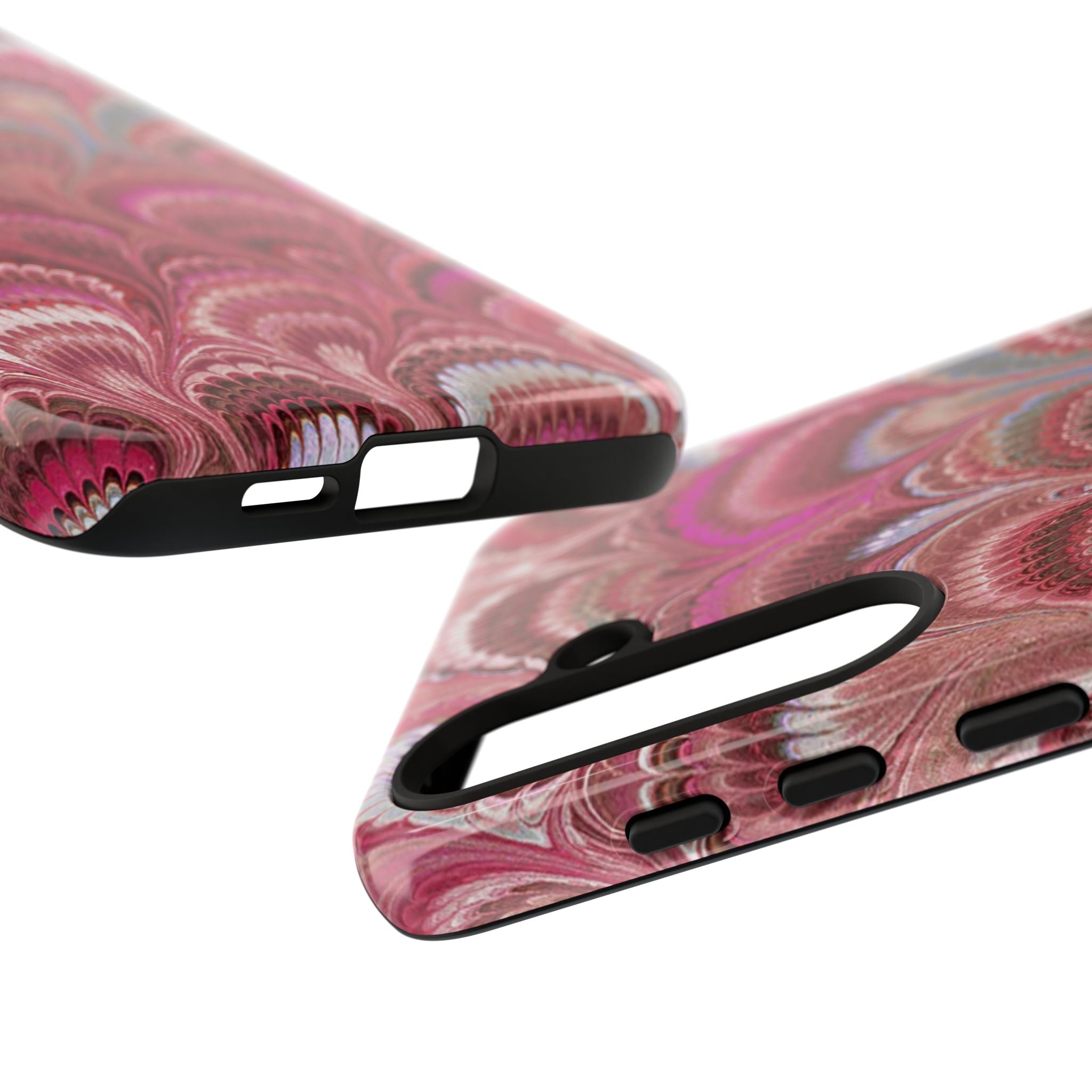 Shades of Pink Marbled Phone Case — Tough Protective Phone Cover