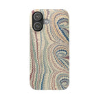 Beige and Neutrals Italian Vintage Marbled Paper Design on iPhone 17 + All Cases