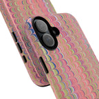 Pink Pastels Feather Marbled Vintage Design iPhone 16 + Samsung + Apple + Google - all models