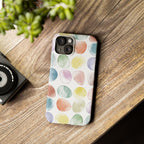 Colorful Watercolor Organic Circle Phone Cases