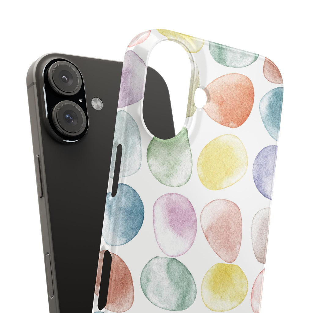 Colorful Watercolor Organic Circle Phone Cases