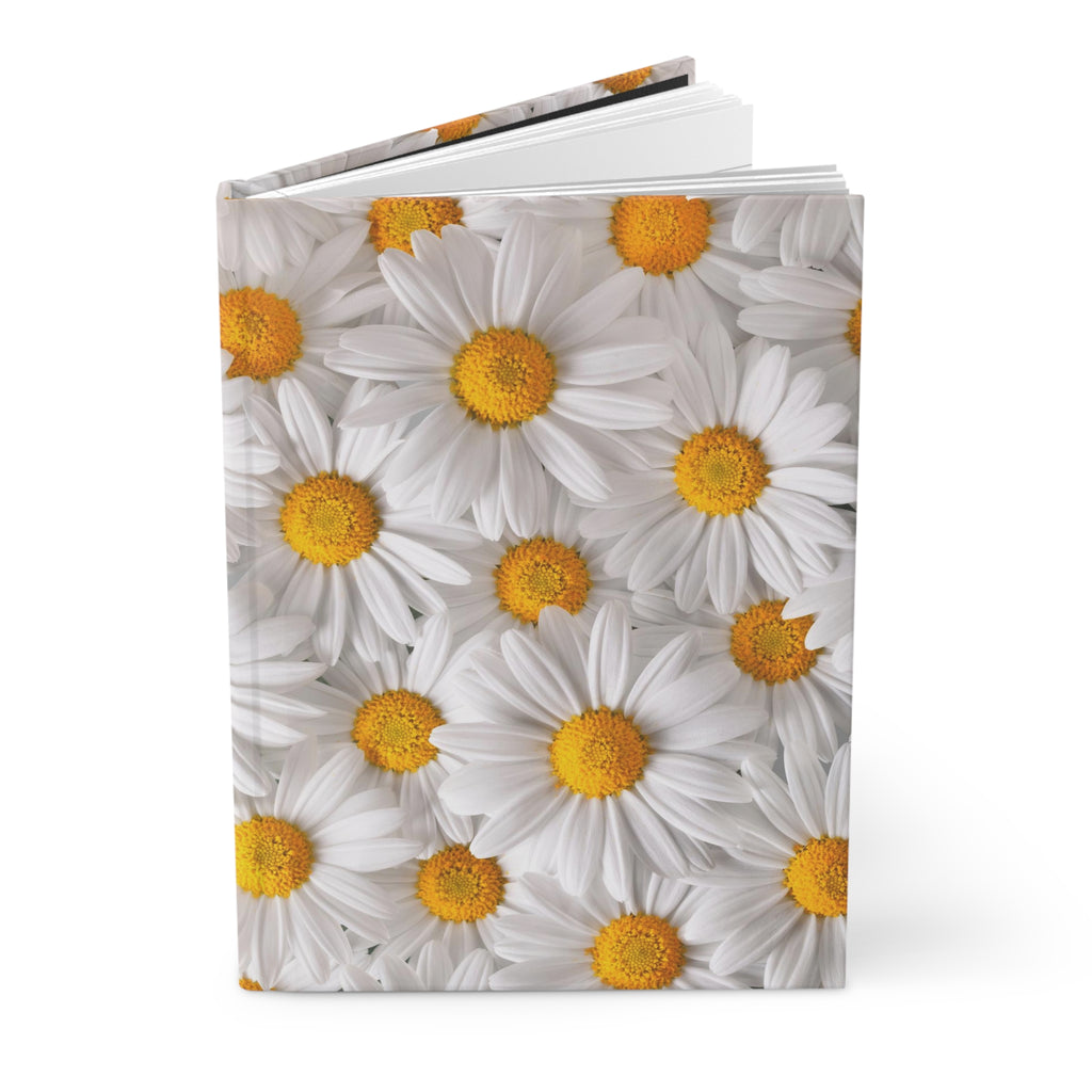 Daisy Spring Floral Design Hardcover Journal Matte