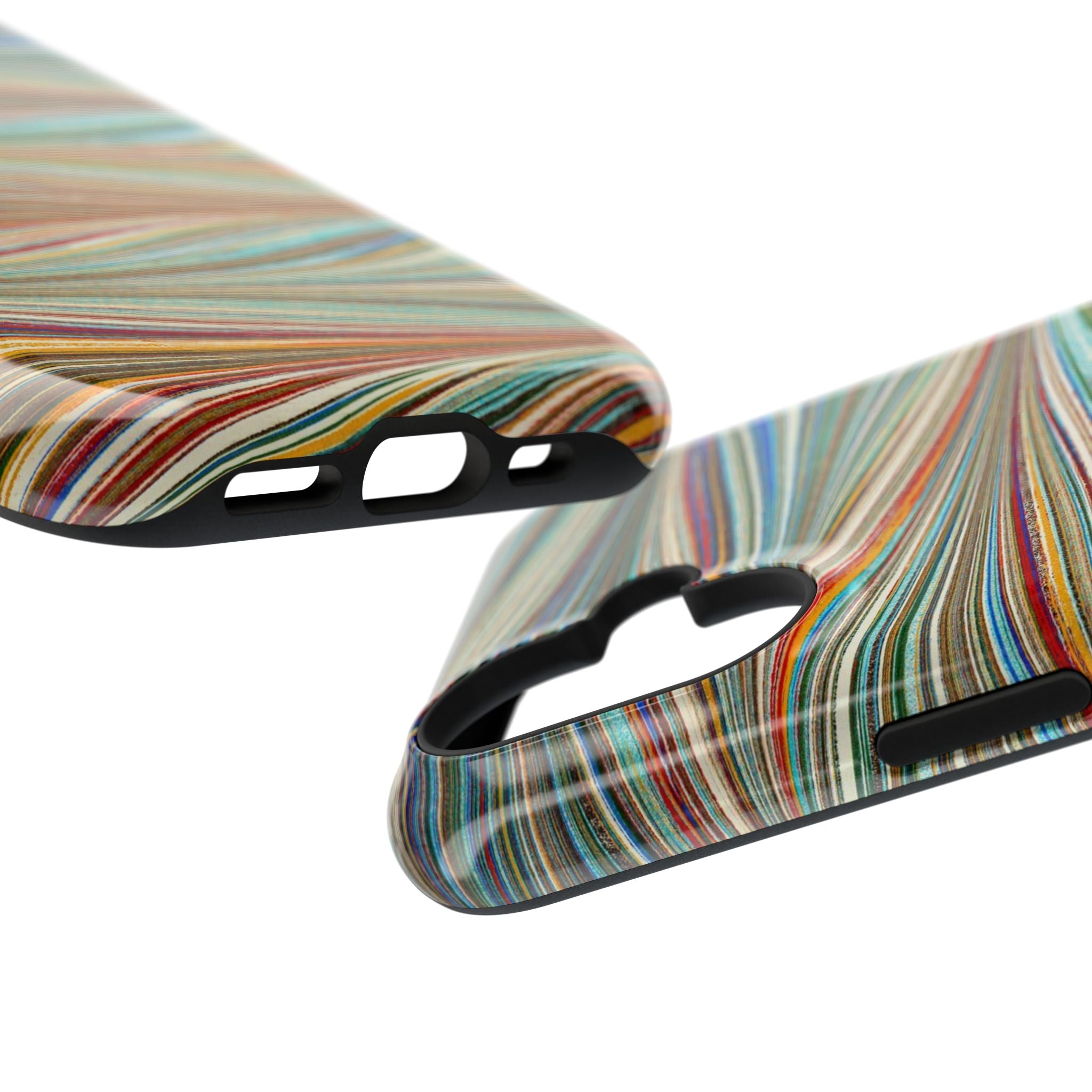 Traditional Hand-Marbled Florentine Multi-Colored Dual Layer Phone Case