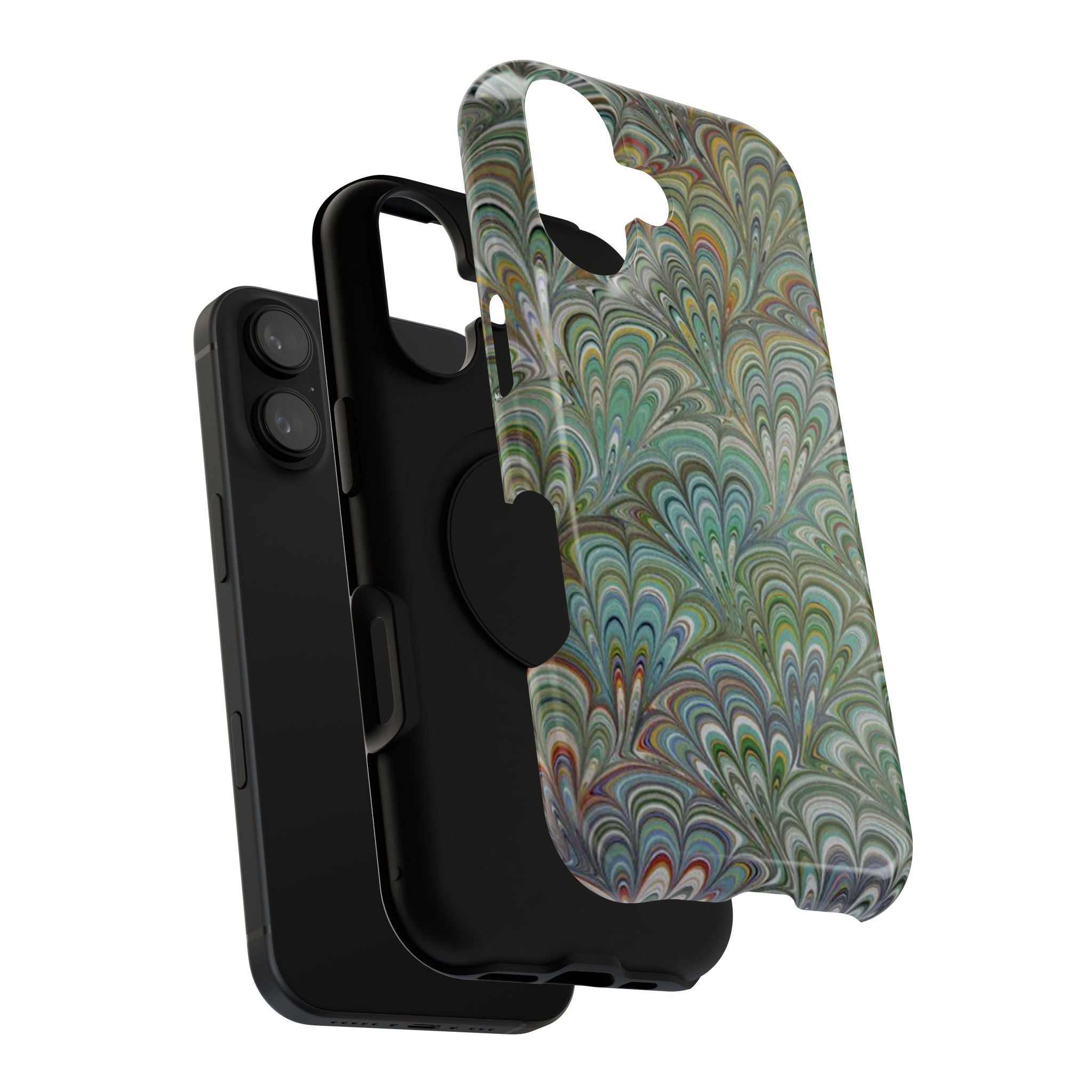 Italian Peacock Green Highly Durable Phone Case for Apple + Samsung