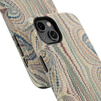 Italian Beige & Blue Marble Phone Case — Impact-Resistant Durable Case for Apple & Samsung