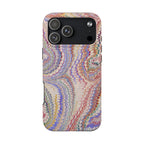 Marbled Pastel Pink Italian Vintage Design - iPhone & Samsung