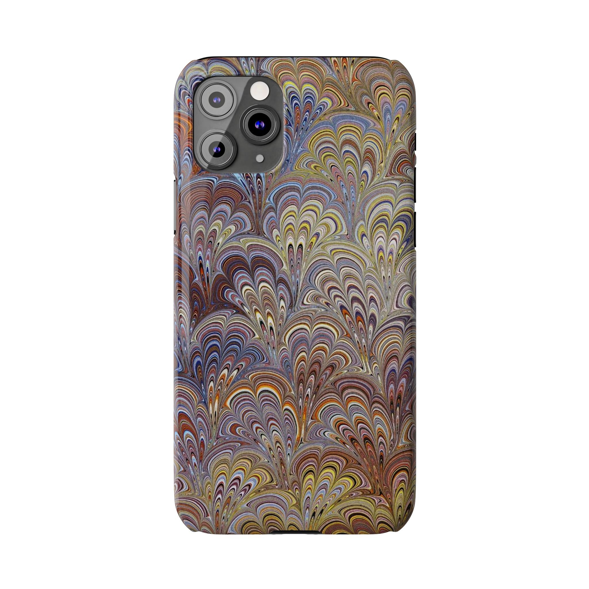 Italian Marbled Design, Multi-Colored Pallet, Slim Phone Cases, Case-Mate